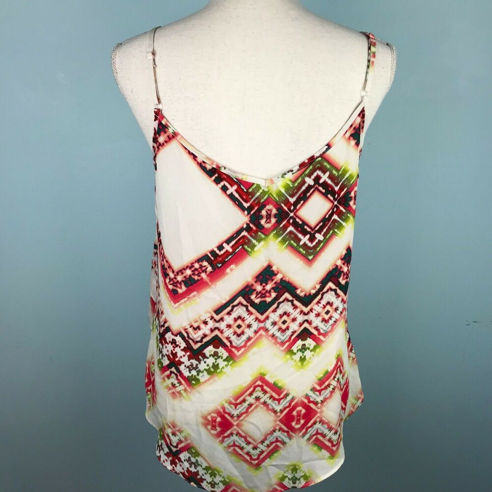 Studio Y Womens Medium Top Polyester Short Spaghetti Strap Cream - Picture 4 of 8